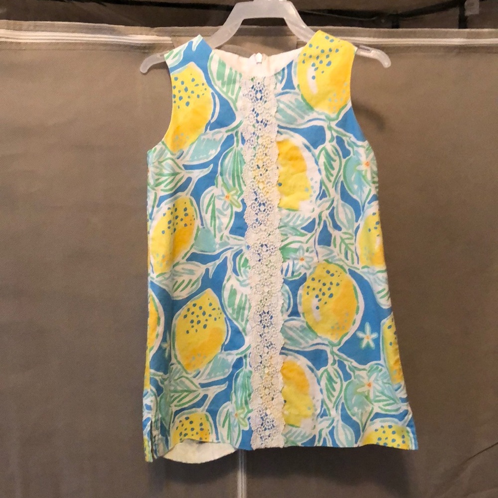 J. Bailey lemon shift dress